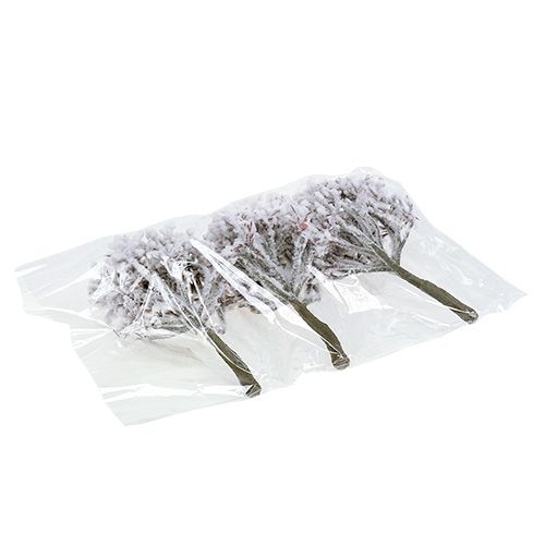 Floristik24 Branch with snow 22cm 3pcs