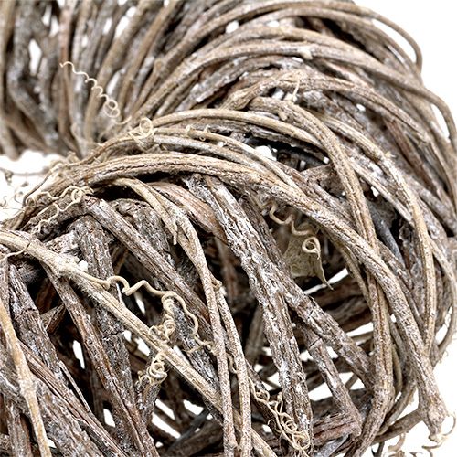 Floristik24 Wreath of willow Ø50cm washed