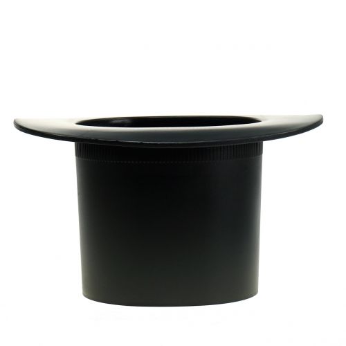 Product Black cylinder, planter, New Year&#39;s decoration, planter, wizard hat H16cm