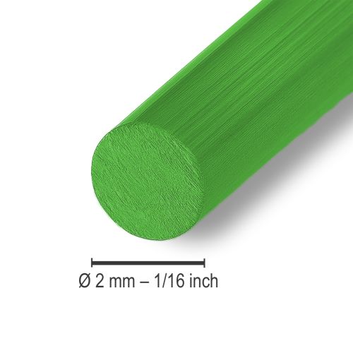 Product Aluminium wire 2mm 100g apple green