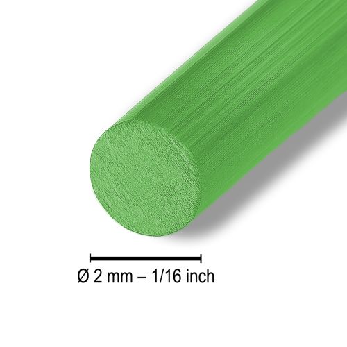 Product Aluminum wire Ø2mm May green 500g 60m