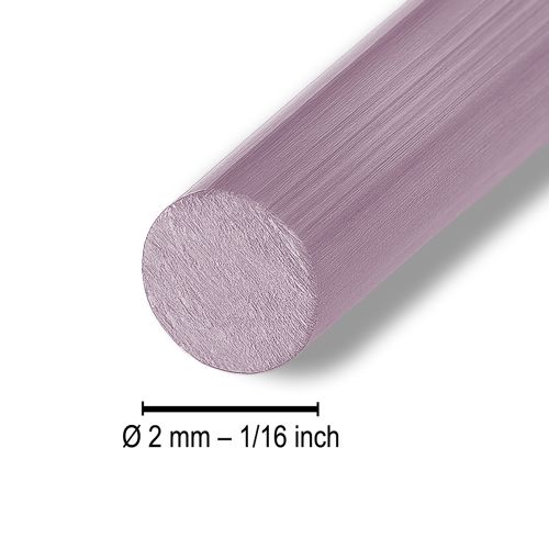 Product Aluminum wire Ø2mm pink decorative wire round 480g