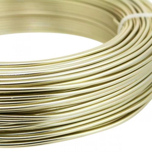 Product Aluminum wire Ø2mm champagne decorative wire round 480g
