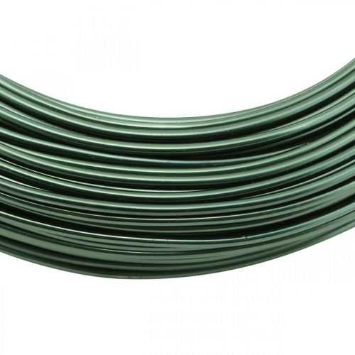 Product Aluminum Wire Ø2mm Green Petrol Round 480g