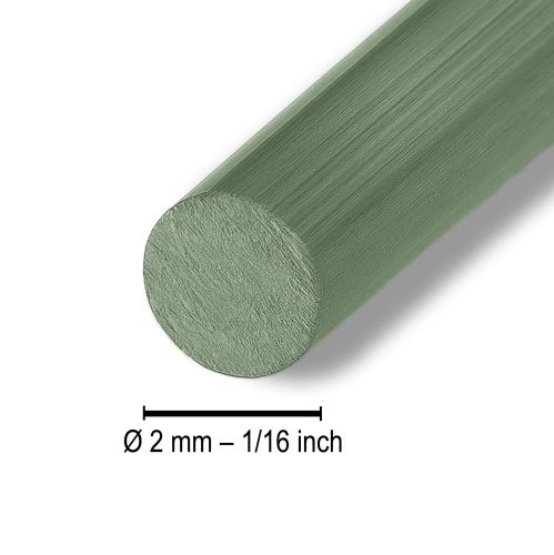 Product Aluminum wire green Ø2mm craft wire dark green 500g 60m