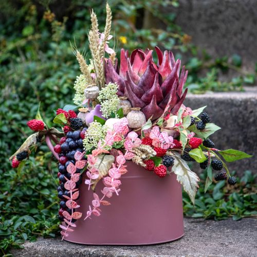 Product Artichoke artificial Large artificial flower Dry Look Purple 76cm