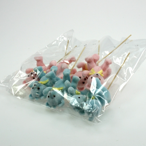 Floristik24 Decorative bears colored assorted. 9cm 8pcs.