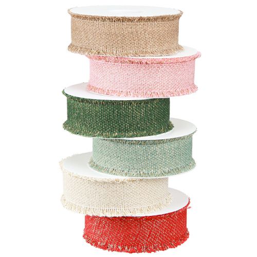 Fringe Ribbon Decorative Ribbon Glitter Colored 40mm 15m