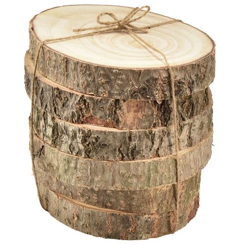 Product Tree Disc Paulownia Bluebell Tree Natural Ø12-14cm 6 pcs