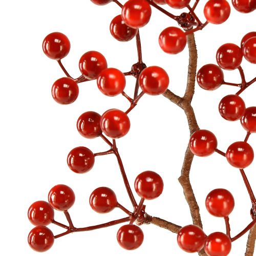 Floristik24 Berry Branch Artificial Red Berries Branch Decoration L50cm 2pcs