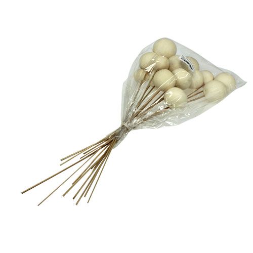 Floristik24 Bell Cup Mix on a stick bleached 15 pcs