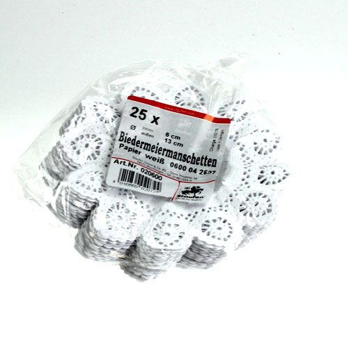 Product Paper lace flower bouquet holders 13cm 25 pieces