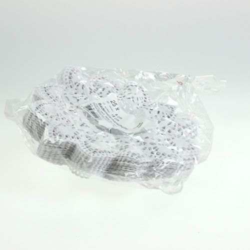 Product Paper lace flower bouquet holders 18cm 25 pcs