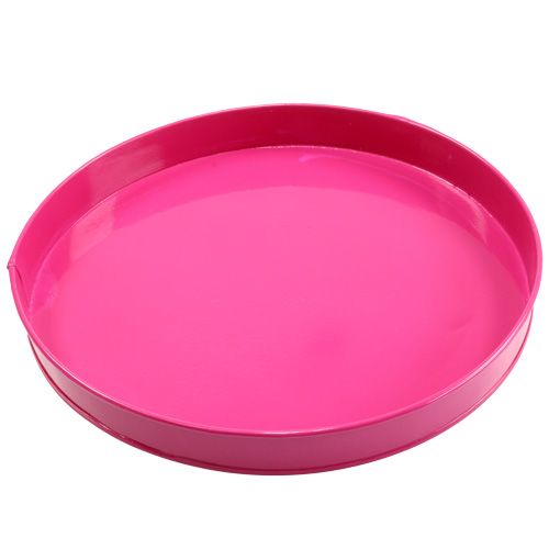 Floristik24 Coaster round Ø23cm 5pcs. pink