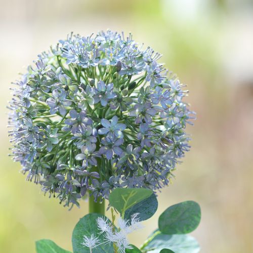 Product Artificial Allium flowering branch, lifelike appearance, 90cm