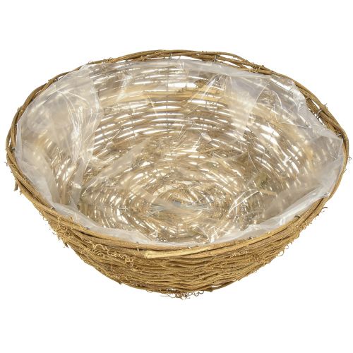 Product Flower bowl large plant basket natural vines Ø40cm H13cm