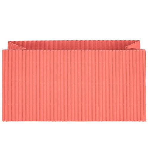 Product Flower bag extra long with foil salmon pink 24x12cm 6 pcs