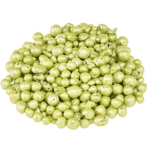 Floristik24 Brilliant decorative beads 4mm - 8mm green 1l