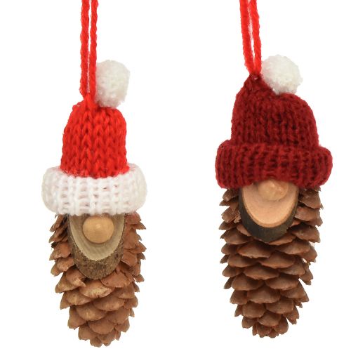 Product Christmas tree decoration gnome cone gnome red 9cm 12pcs