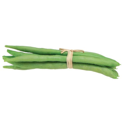 Product Decorative Beans Artificial Vegetables Green Real Touch 17cm 6 pcs