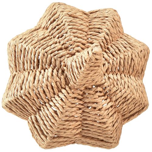 Product Decoration pumpkin raffia natural rustic autumn decoration Ø25cm H25cm