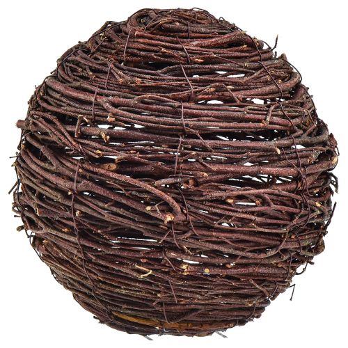 Decorative ball made of vines, vine ball, natural brown, Ø20cm