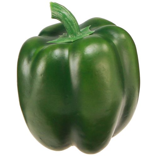 Floristik24 Decoration pepper green food dummy vegetable H10cm