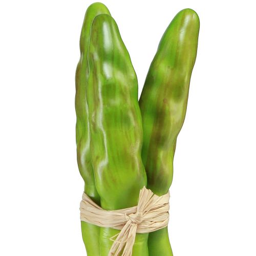 Product Decorative Asparagus Green Artificial Vegetables L22cm Ø1.5cm 3pcs