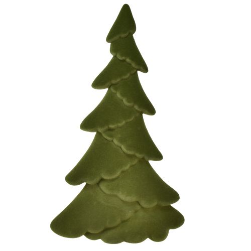 Product Decoration fir tree flocked Christmas tree green 60cm