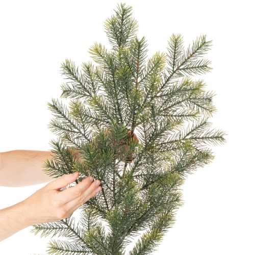 Artificial Pine Branch Garland for Creative Floristry, 175cm, Green | Floristik24.co.uk