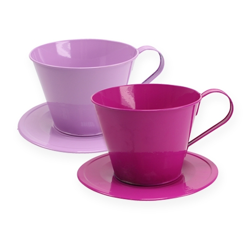 Floristik24 Decorative cup Ø16cm H12,5cm 3pcs