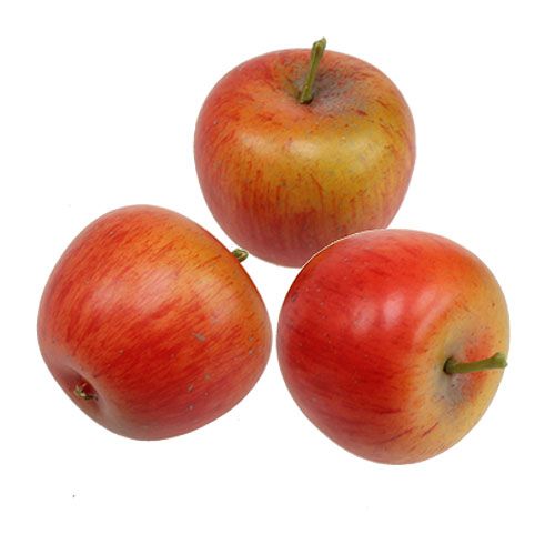 Floristik24 Decorative apples orange 4cm 6pcs