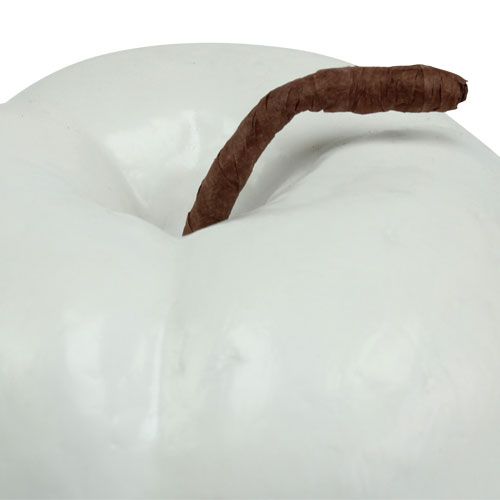 Product Artificial fruit Deco apple white 18cm