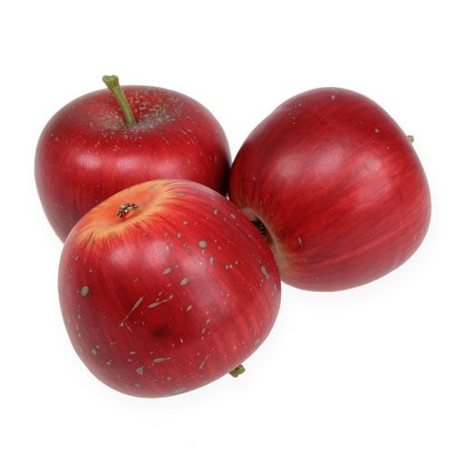 Floristik24 Decorative apples 4cm dark red 6pcs