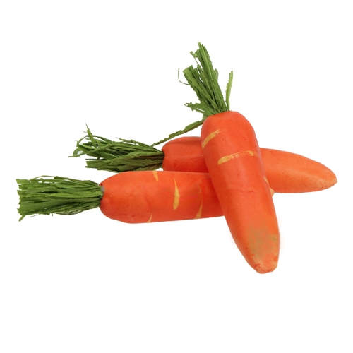 Floristik24 Deco carrots orange 11cm 12pcs