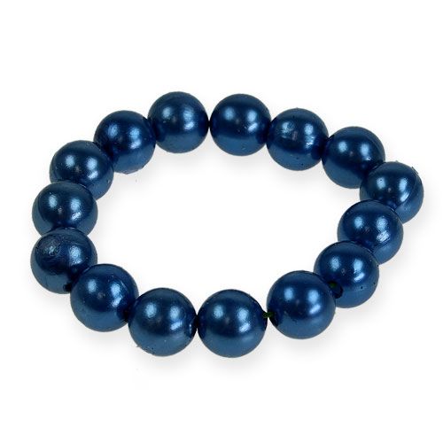 Floristik24 Decorative Beads Ø10mm Blue 115 pcs