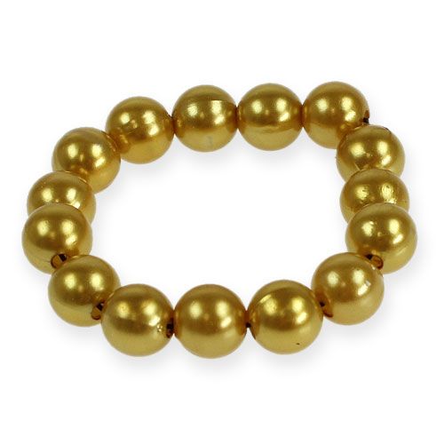Floristik24 Deco beads Ø10mm gold 115p