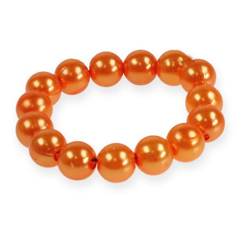 Floristik24 Deco beads Ø10mm orange 115p