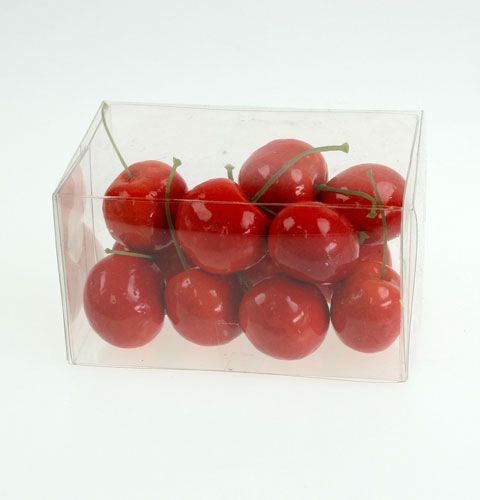 Floristik24 Deco Cherries Red 3cm 12pcs
