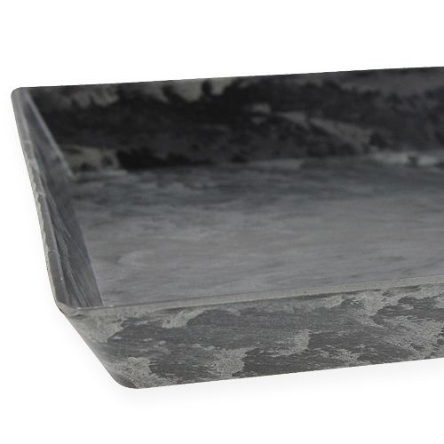 Product Decorative tray anthracite 27cm x 12cm