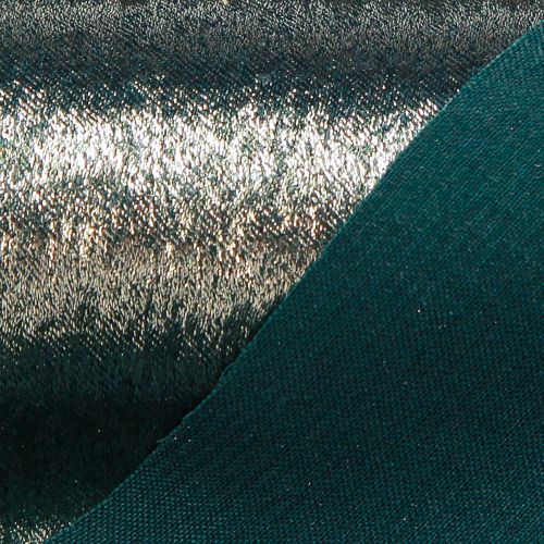 Product Decorative Ribbon Green Gold Frayed Vintage W28cm L2.5m