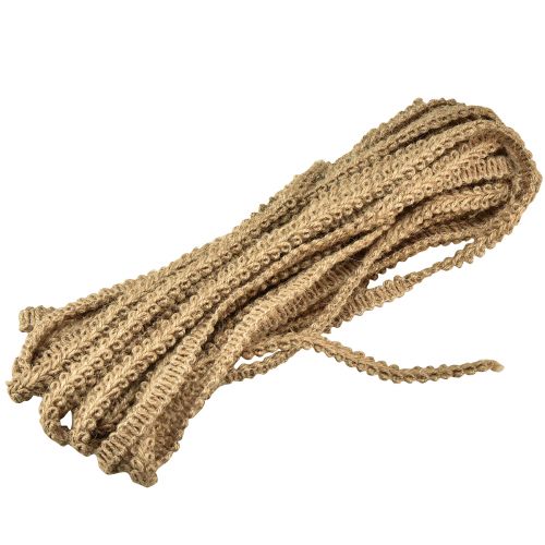 Floristik24 Decorative ribbon natural jute ribbon ornament W2cm L12m
