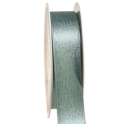 Floristik24 Decorative Ribbon Shimmering Green Glamour W25mm L20m