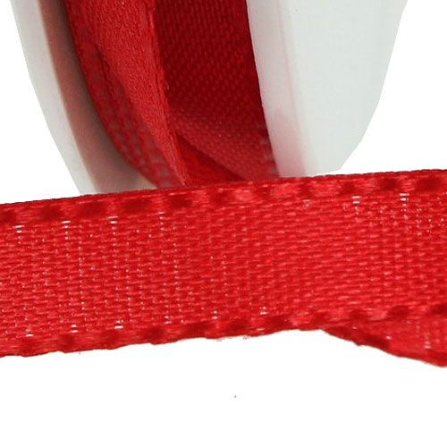 Floristik24 Gift ribbon red 8mm 50m