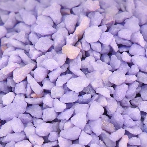 Floristik24 Decorative granules lilac decorative stones purple 2mm - 3mm 2kg