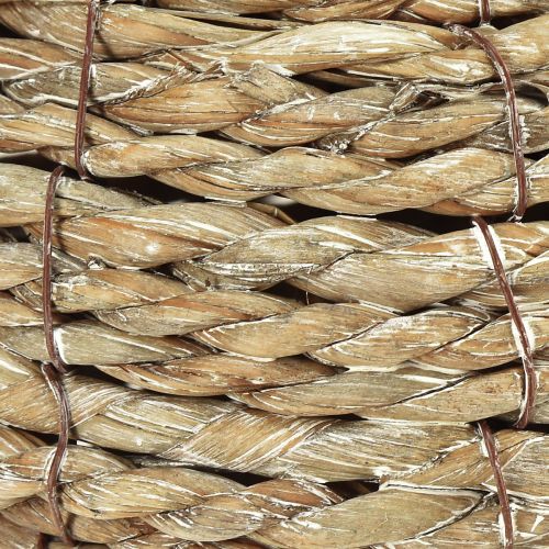 Product Decorative balls for hanging balls straw grey Ø15cm 3pcs
