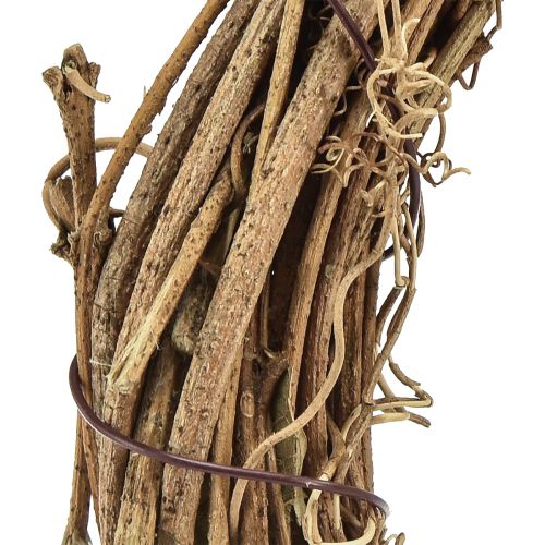 Product Decorative ring mini vine wreath natural Ø15cm 6pcs