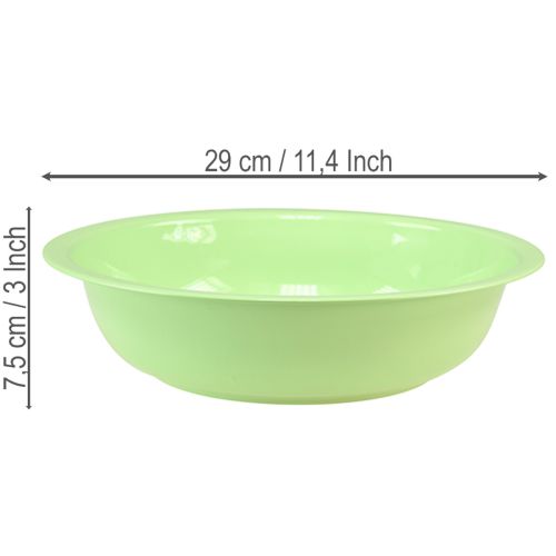 Product Decorative metal bowl, green, enamel-look metal bowl, Ø29cm