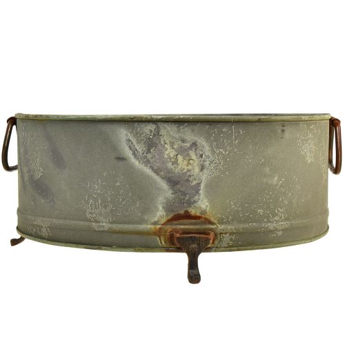 Product Decorative bowl base metal handle rust 42/46.5cm set of 2