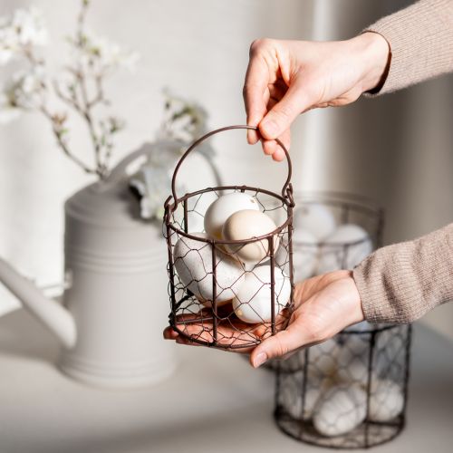 Product Wire basket set ideal for use in decoration or in the garden, 25cm, 1 set